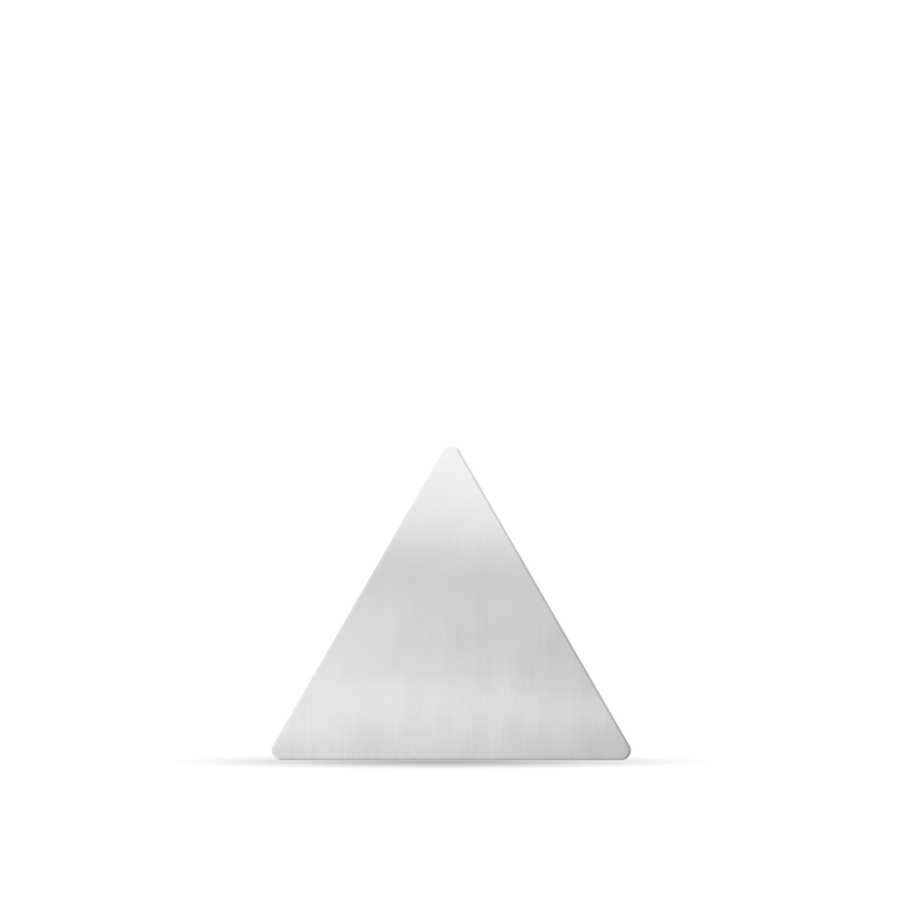 Halbzeug Dreieck Seitenlänge 630 mm